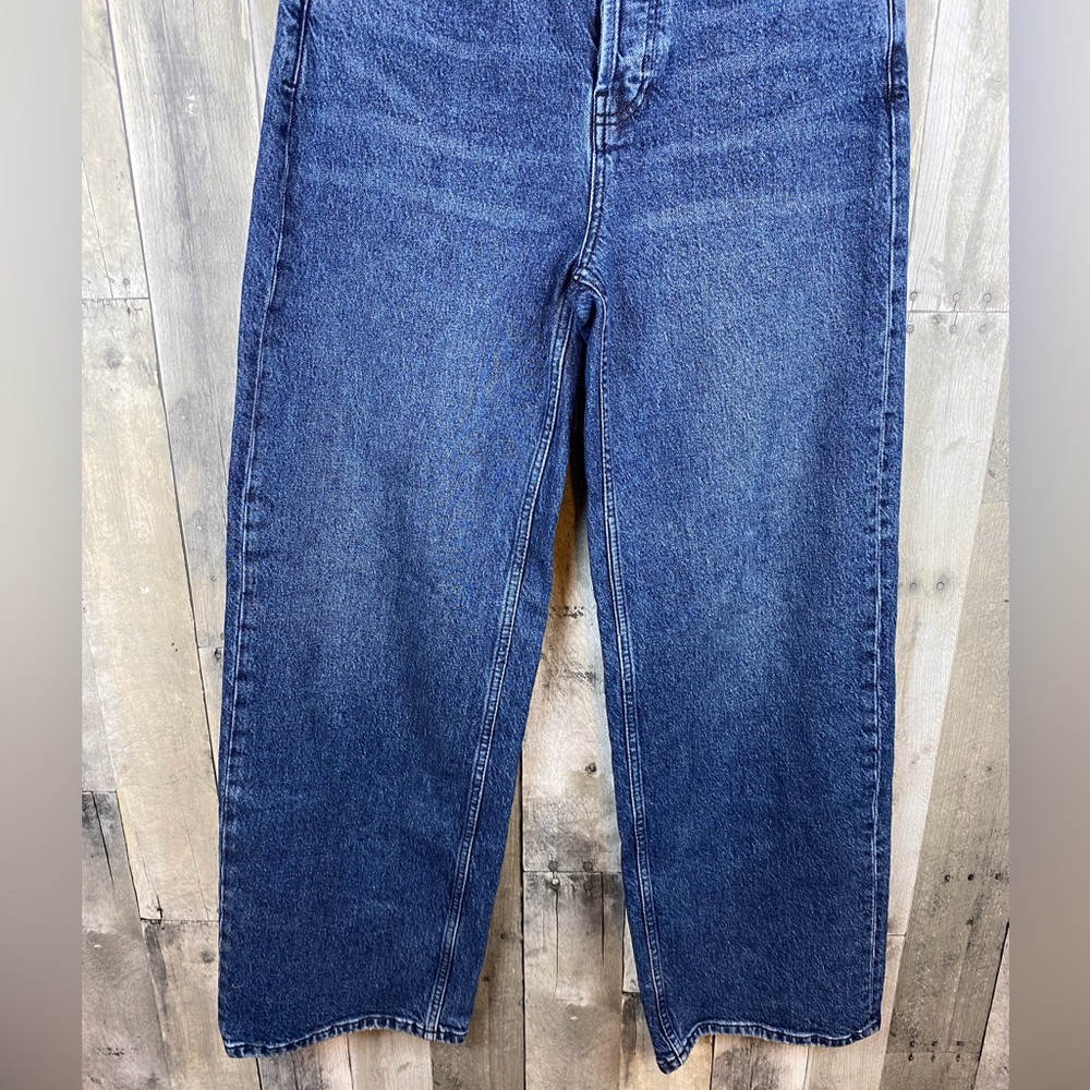 Rails The Getty Wide Leg Denim Jeans in Moonlit Ocean Blue Dark Wash Size 28. - Picture 6 of 16